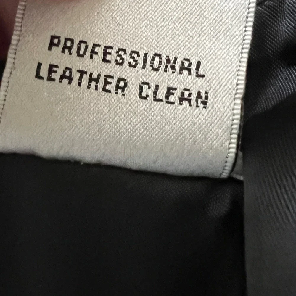 Talbots Black‎ Leather  Pencil Skirt Sz 10 Classic Minimal Capsule Old MoneyChic